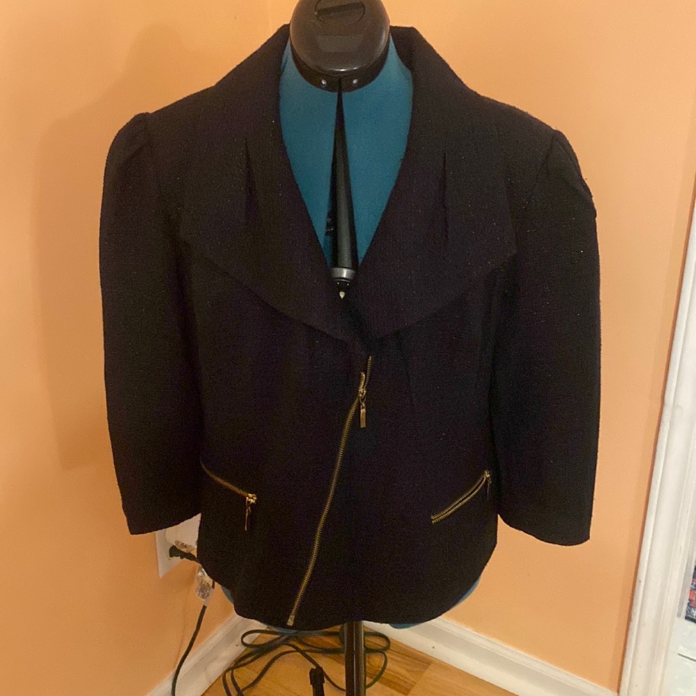 Black maritime directors suit jacket